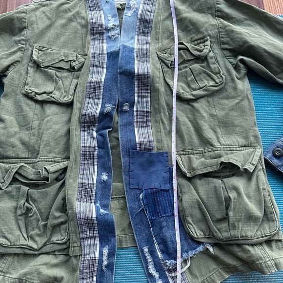 Greg Lauren Kokomo shirt mix fabric size 3 - Picture 13 of 13